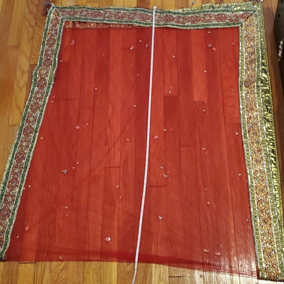 UtsavFashion Blue Raw Silk Lengha Choli w/Dupatta - Picture 10 of 12